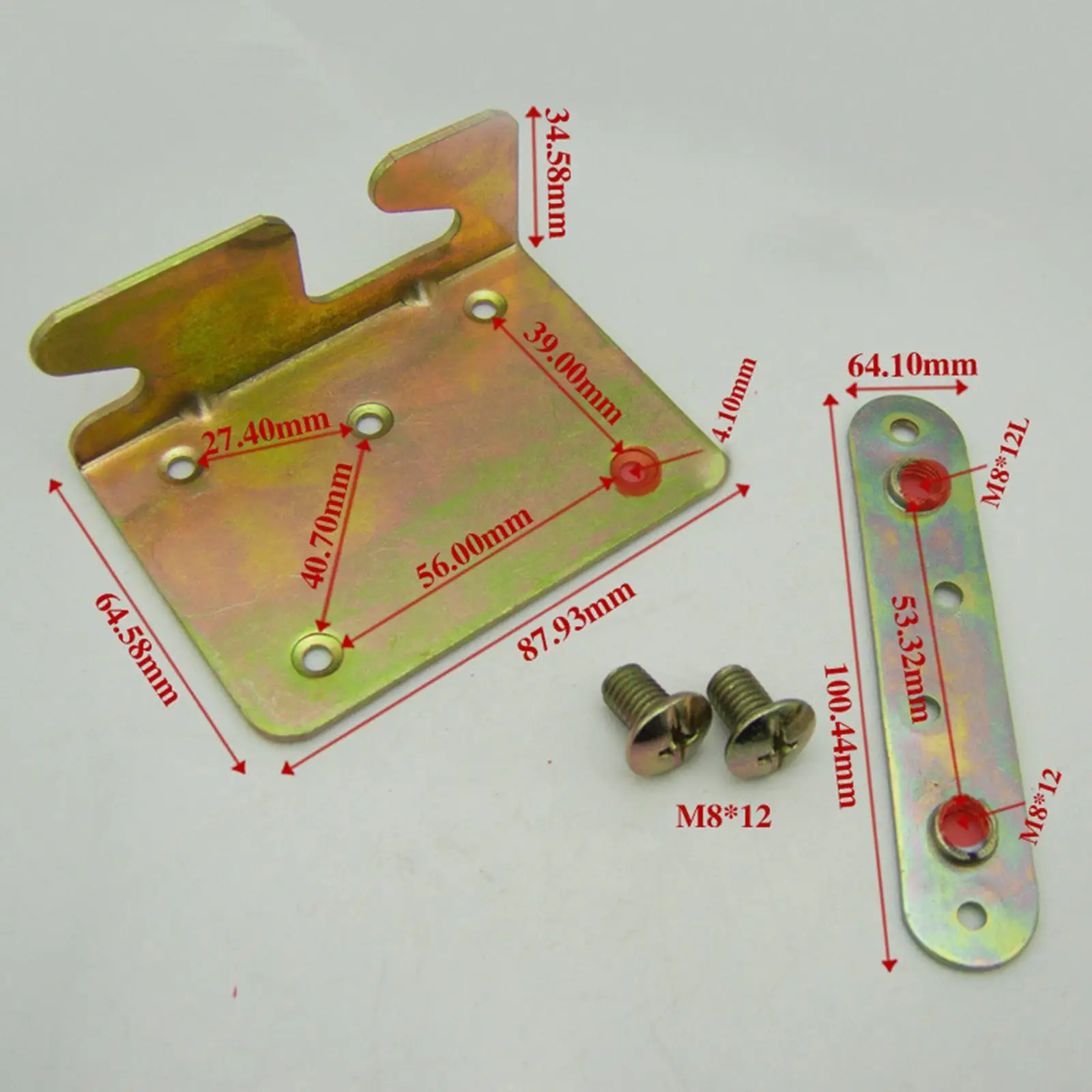 Bed Brackets Connectors Hinge, Bed Rail Brackets Hinge Connection, Thickened Hardware Bed Corner Fasteners Bed Hinges
