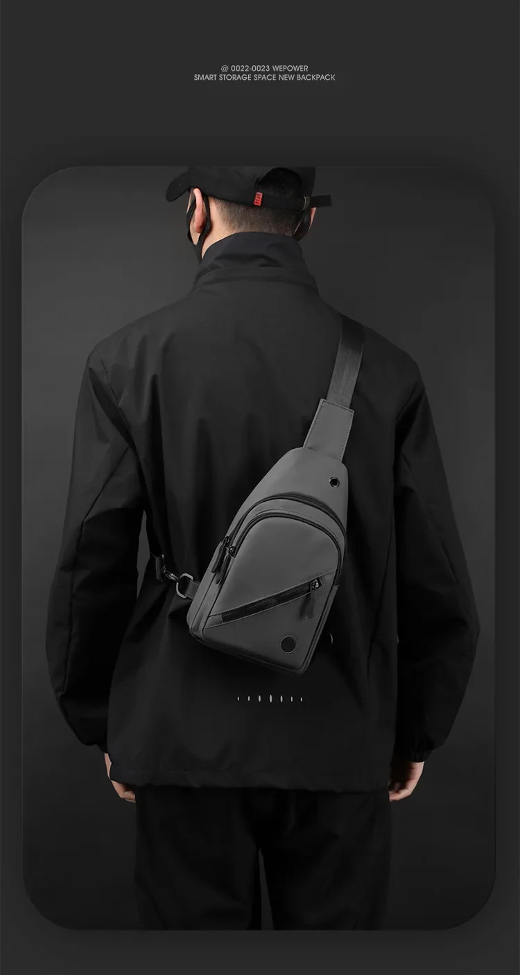 Lightweight Men's Chest Bag Image 14