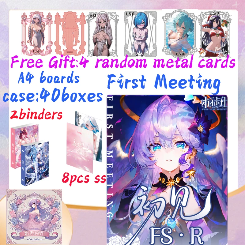 

2024 Newest First Meeting A4 Size Goddess Story Collection Card Waifu Swimsuit CCG ACG TCG World Trading Hobbies Gift