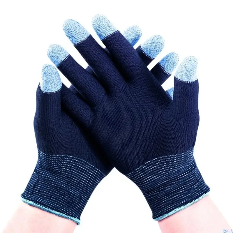 R91A شاشات اللمس ألعاب حراس الأصابع الأكمام مقاومة للسرقة للتحكم الدقيق 1 زوج