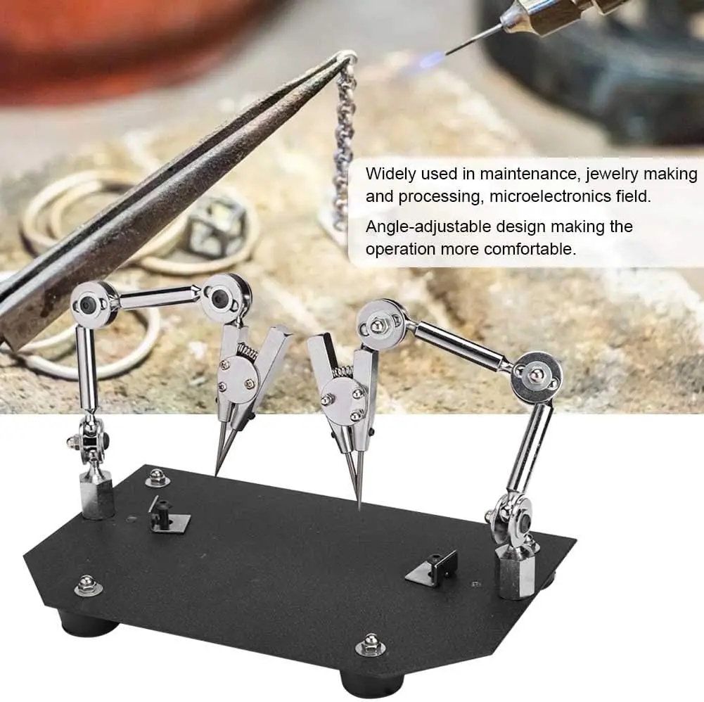 Adjustable Rotating Welding Clamp Third Hand Tool for Jewelry Welding Modeling and Spray Paint Jewelry Repair