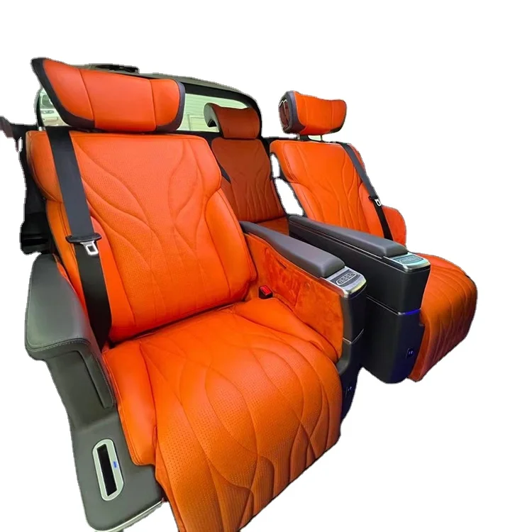 RV Swivel Seat,Car Recliner Seats Vito Conversion Kit for Toyota Alphard Seat Luxury Car Leather Electric Vehicle Car Seats