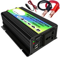 New 3000W 12V To 220V/110V Car Power Inverter Converter Charger Adapter Dual USB Voltage Transformer Modified Sine Wave