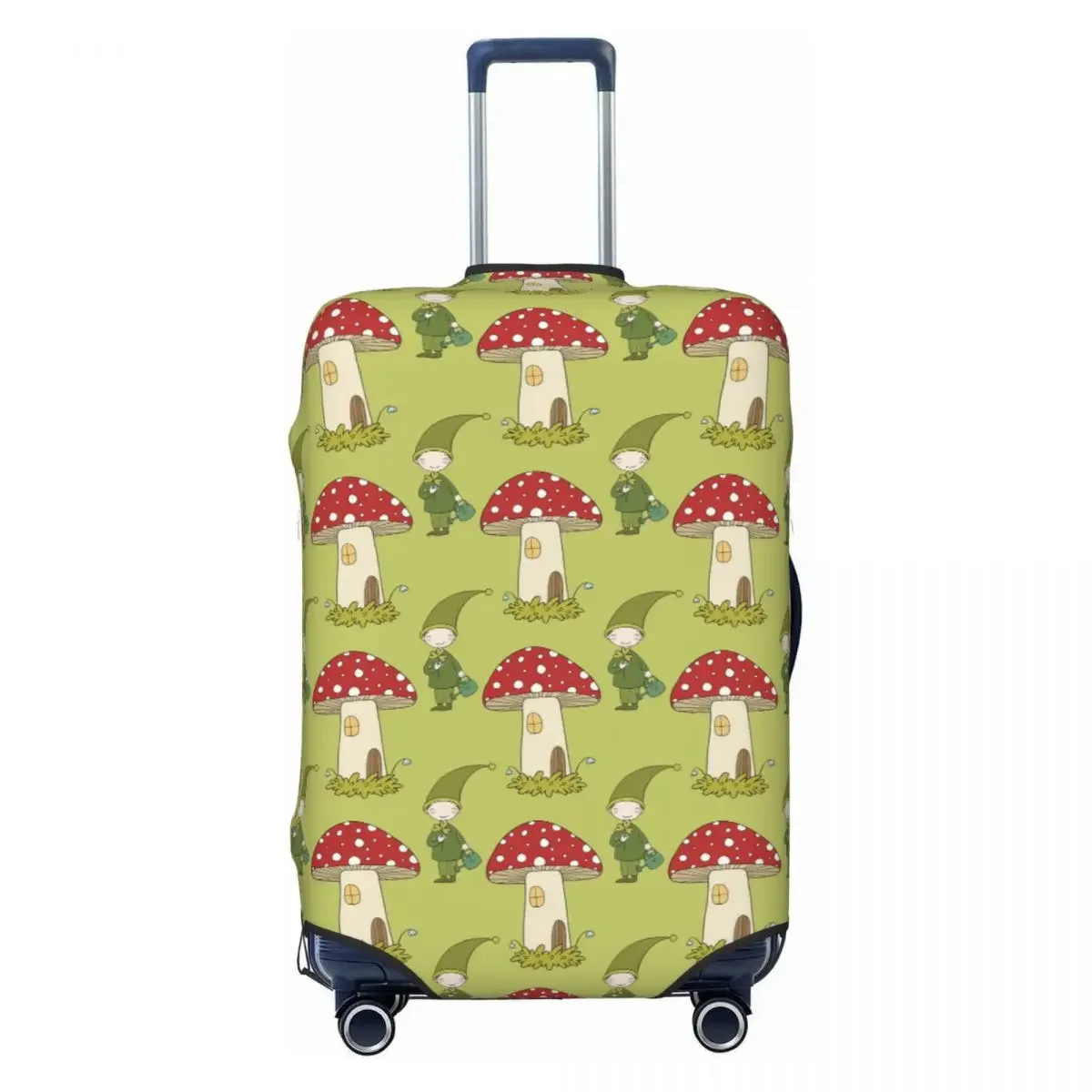 Shamrock Leaf Elf Suitcase Cover St. Patricks Day Elastic Luggage Accesories Cruise Trip Protector Dust Proof Scratch Resistant