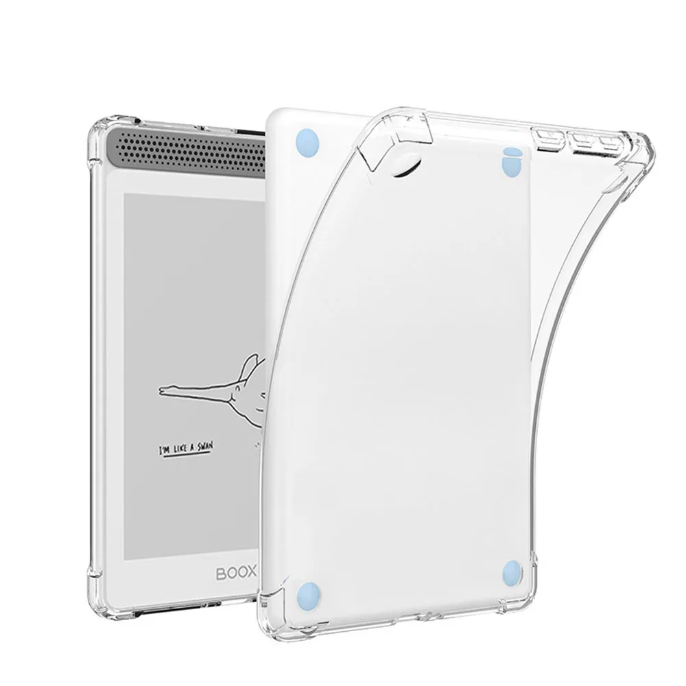 

Shockproof Anti-Fall Transparent TPU Case for Onyx Boox P6 Pro 6.13inch E-Reader with 4 Corner Airbag Protective Cover