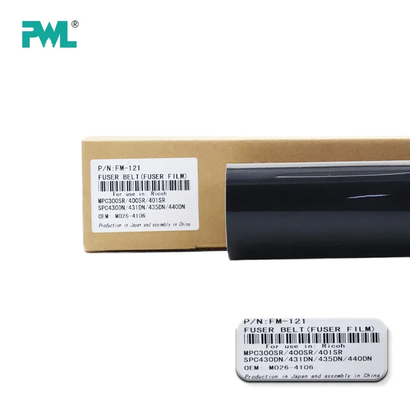 1PCS MPC300SR Fuser Film Sleeve For Ricoh Aficio MPC300SR,400SR,401SR,SPC430DN,431DN,435DN,440DN High Quality Spare Parts