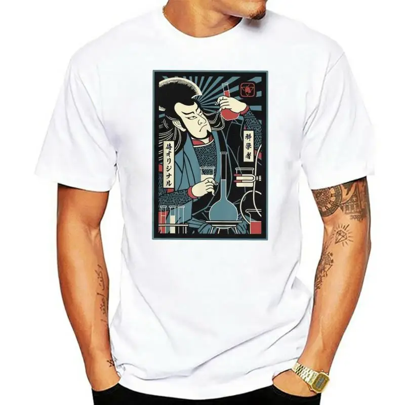 Sport Scientist Samurai Warrior Vintage Style Tees Shirt Mens Make Your Own Short Sleeved Black Round Neck Tee