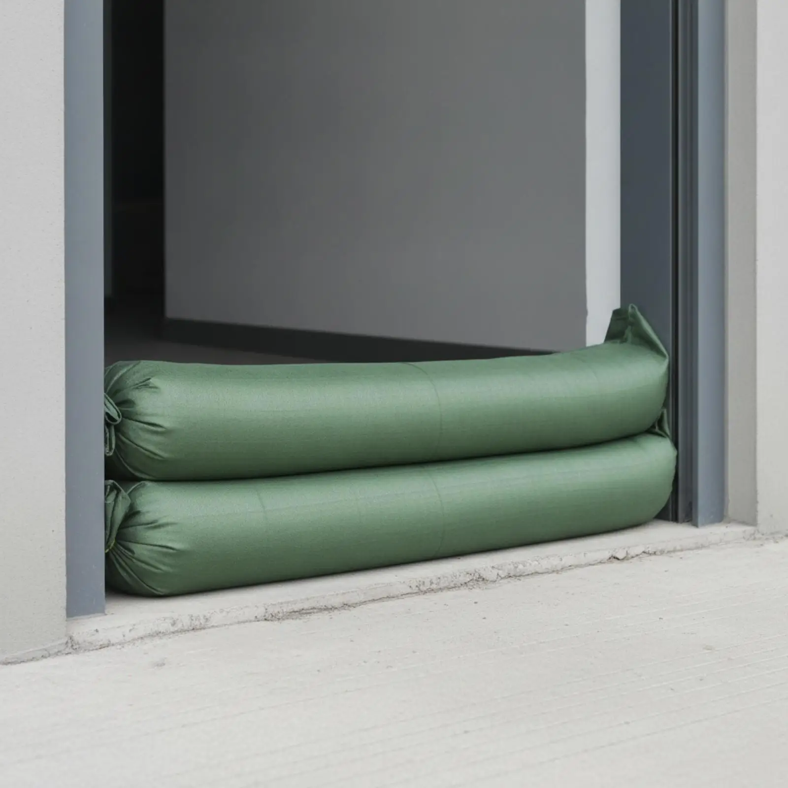 reusable-flood-control-sandbag-silicone-canvas-long-tubular-barrier-quick-fill-drawstring-for-building-entry