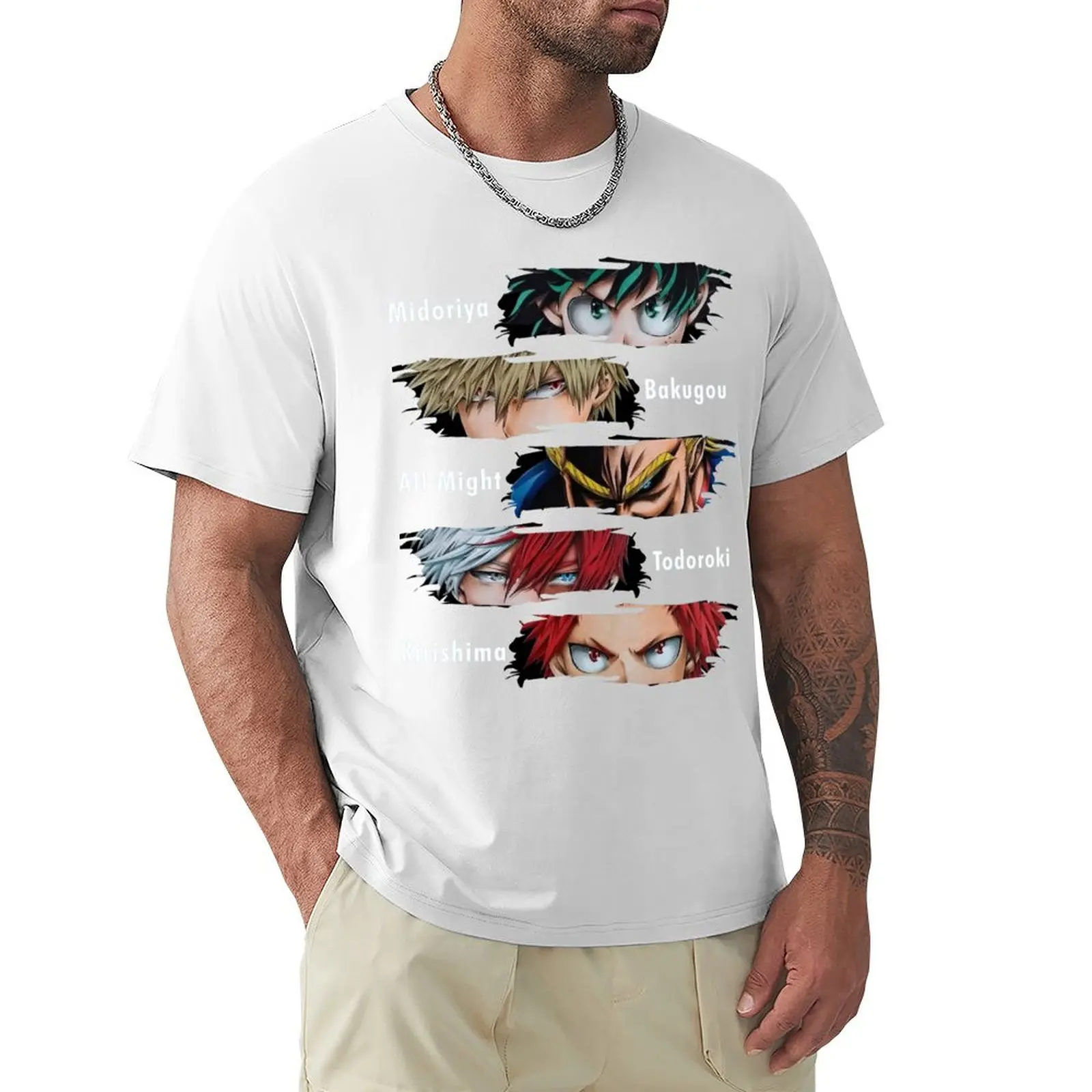 Anime T-Shirt, Anime Graphic Shirt, Cute Anime T-Shirt, Gift For Lover Active , T-Shirt Short sleeve tee Men's t shirts