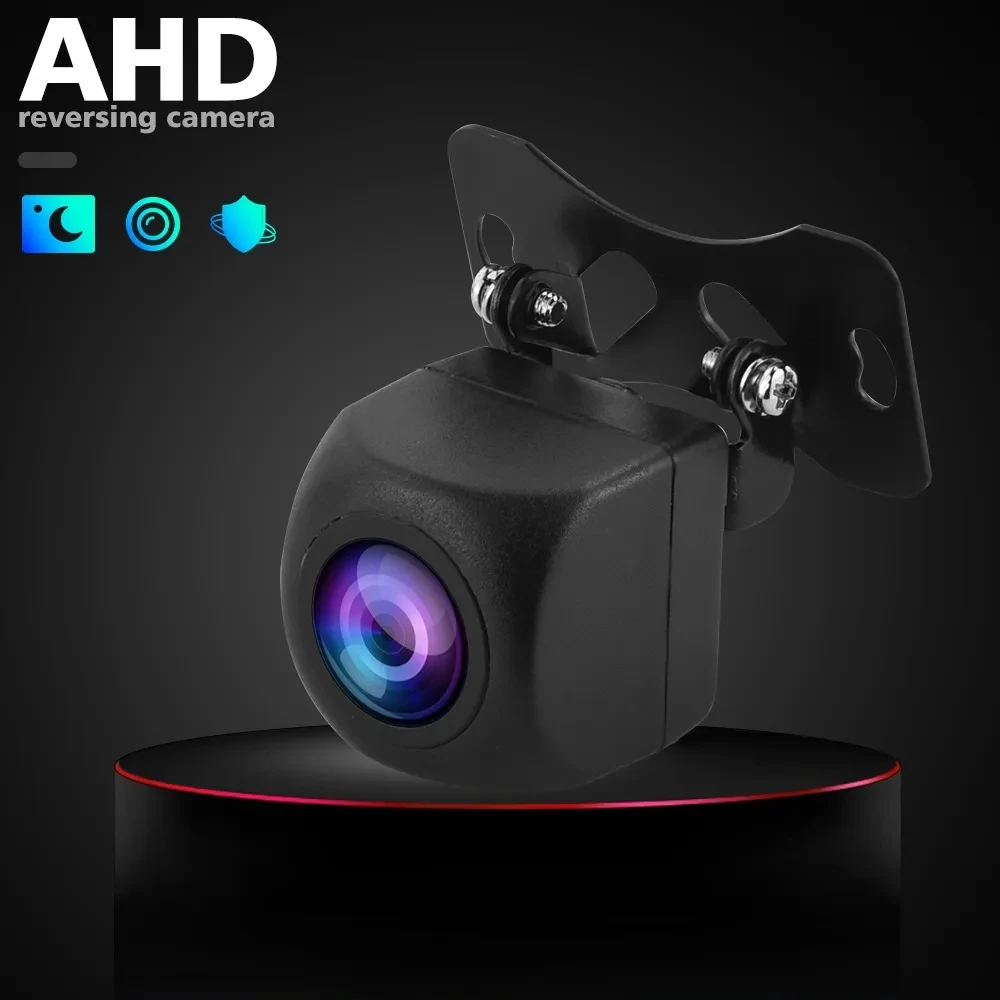 AHD kamera spion mobil, kamera mundur parkir cadangan penglihatan malam Universal tahan air gambar warna HD 1080P