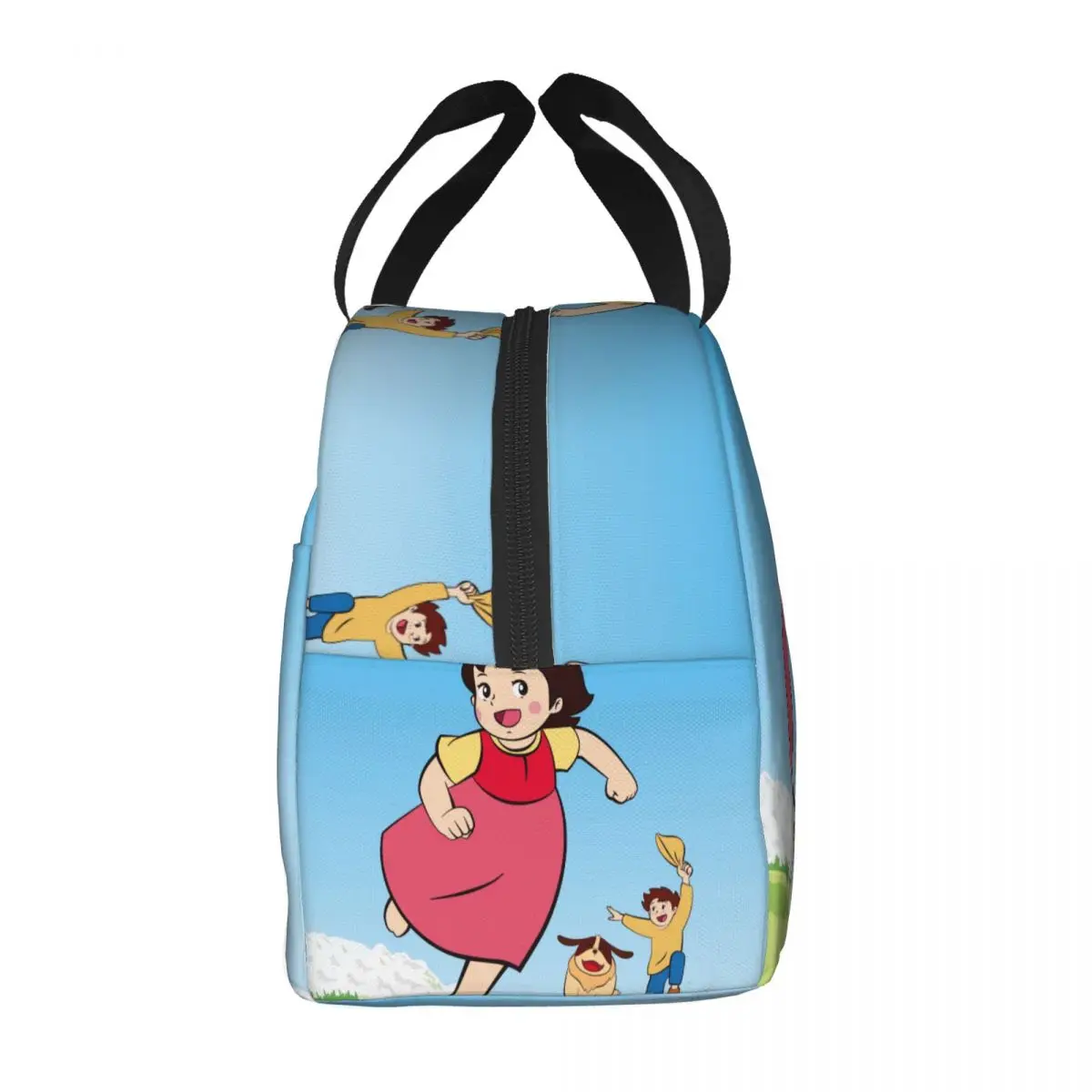 Heidi With Peter Insulated Lunch Bag Cartoon Alps Mountain Waterproof Cooler Thermal Lunch Box For Women Children Food Bags