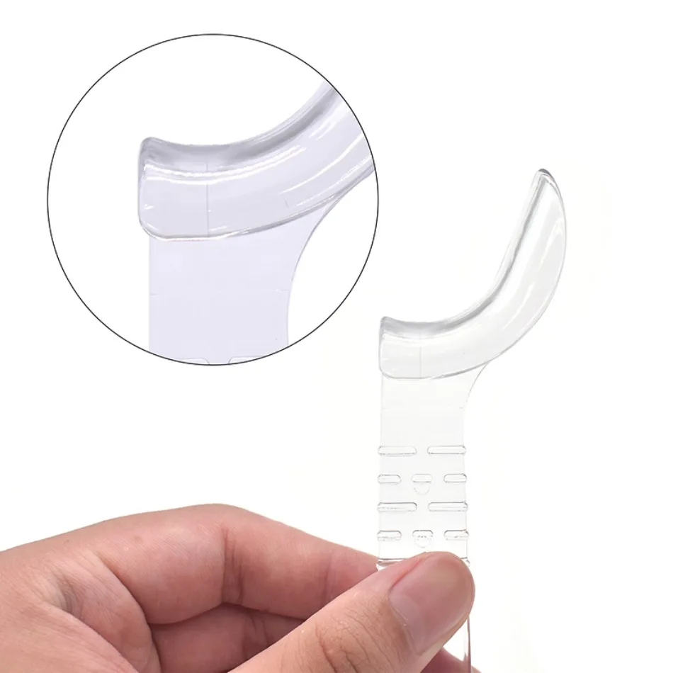 2Pcs Side Hook Lip Retractor Intraoral Supporting Device Mouth Opener Left +Right Transparent Cheek Retractor