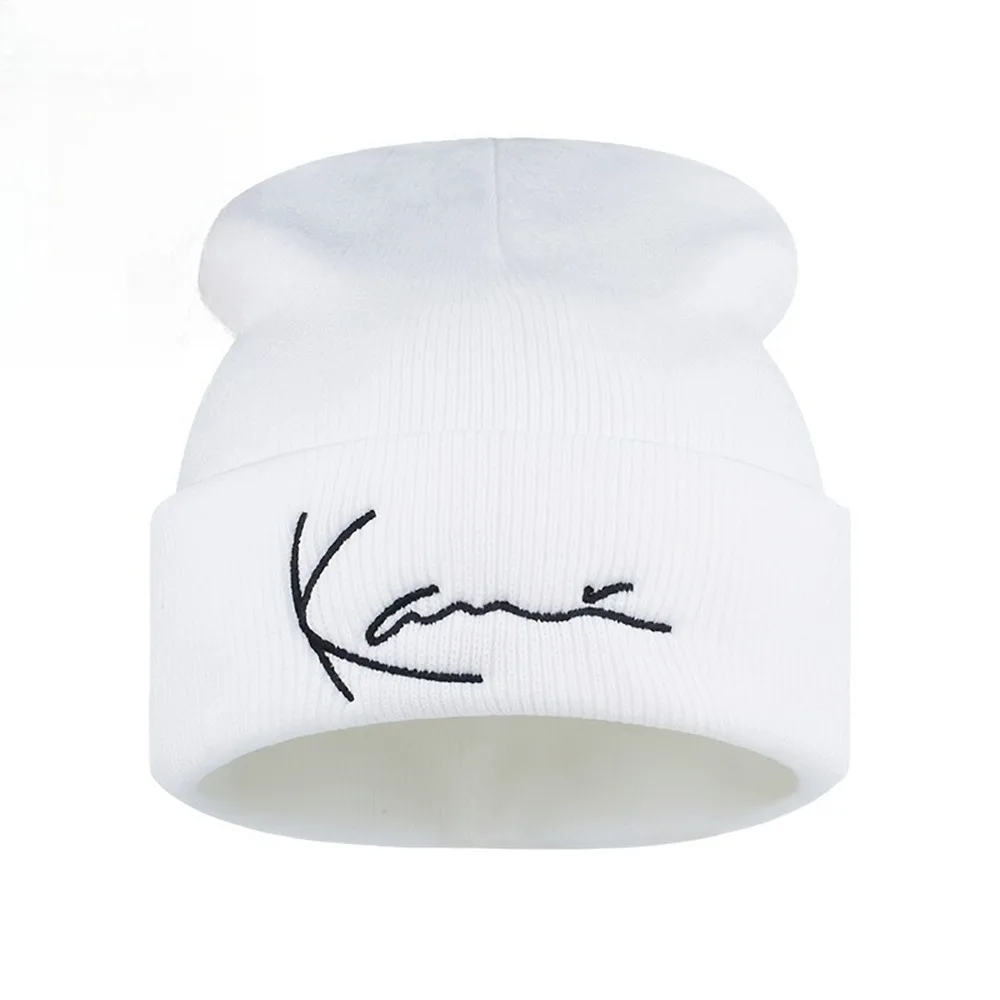 

High Quality Woolen Letter Knit Hat Keep Warm Ear Protection Winter Autumn Hats Knitted Beanies for Woman/Men