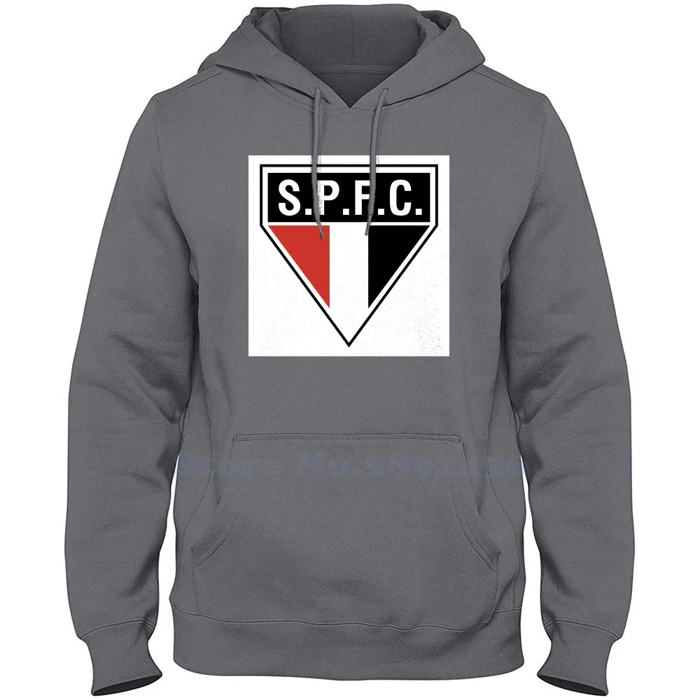 Sao Paulo Futebol Clube Logo Fashion Sweatshirt Hoodie Top Quality Graphic 100% Cotton Hoodies