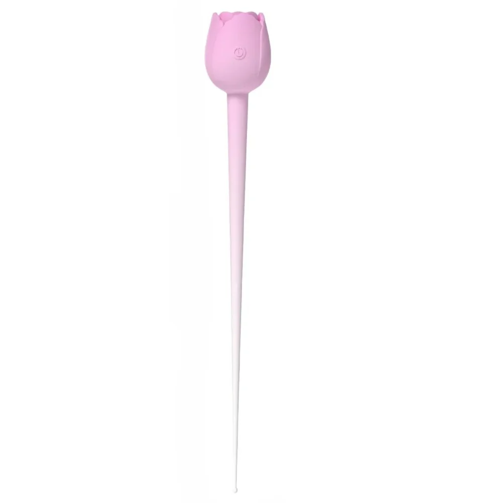 Rose Vibrator - 10 Vibration, Silicone Clitoral Stimulator Adult Products Sex Toy