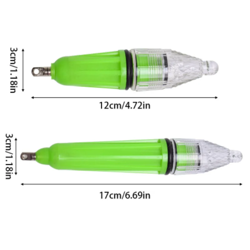 ISURE MARINE Waterproof LED Deep-Sea Lure Light Underwater Light Fish Collecting Light Night Fishing Light 12cm, 17cm