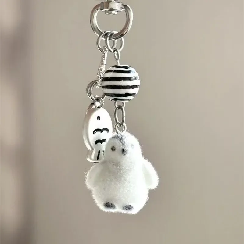 Cute Cartoon Seal & Penguin Keychain Pendant, Giftable