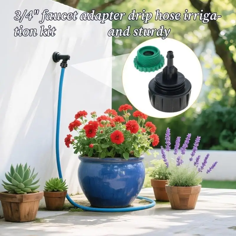 4Pcs Heavy Type Barbed Hose Adapters Plastic Irrigation Connectors For Garden Tubing Secure Leakproof Connection C5AD