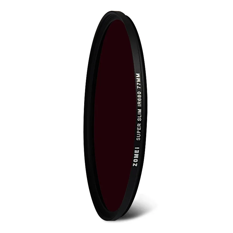 Zomei Infrared IR filter 680nm 720nm 760nm 850nm 950nm IR filter 37mm 49mm 52mm 58mm 67mm 72mm 82mm for SLR DSLR camera lens