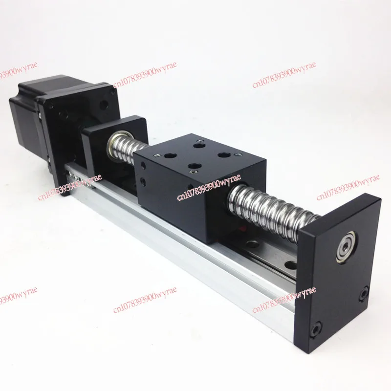 Single track ball screw guide rail linear module electric slide rail screw CNC precision cross slide table