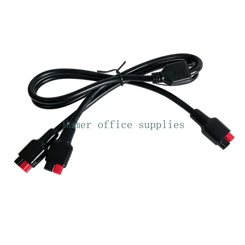 K43B Three-End Split Wire Cable, 1 to 2 Branch Layout with 16AWG 1-36V Format for Battery Pack Charging, Line Extension and