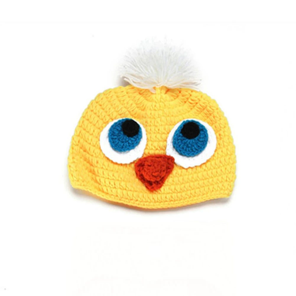 

Baby Photo Props Costume Newborn Photography Little Yellow Duck Knitted Outfits