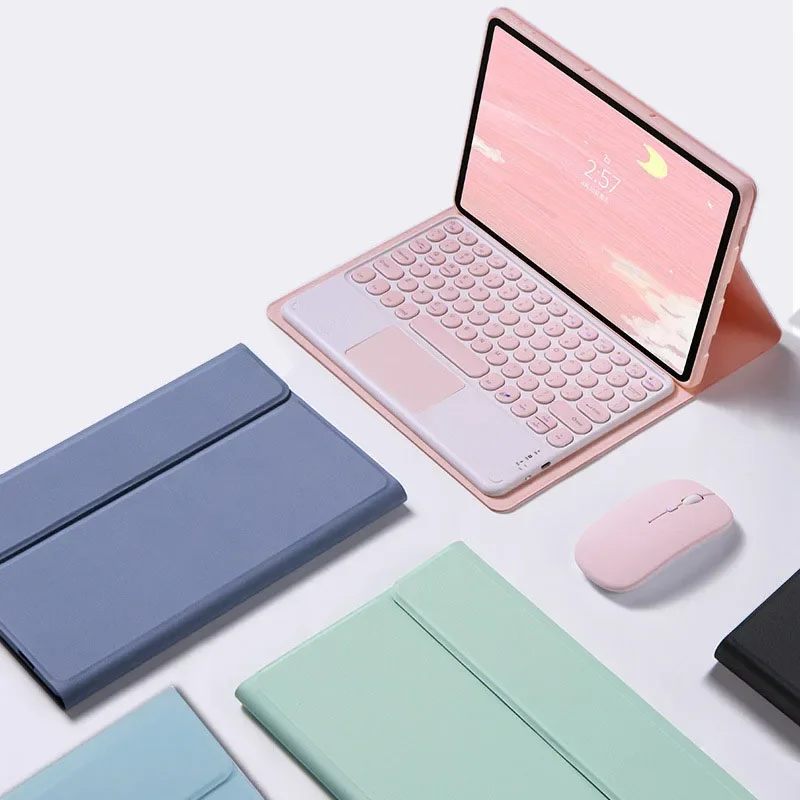 Keyboard Case for Xiaomi Mi Pad 5 6 Pro Keyboard Case Tablet Cover for MiPad 5 6 Redmi Pad Wireless Bluetooth Keyboard Case