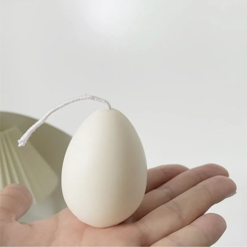 Easter 3D Egg Handmade Candle Silicone Mold DIY Simulation Egg Dessert Mousse Chocolate Cake Craft Decoration Baking Mold