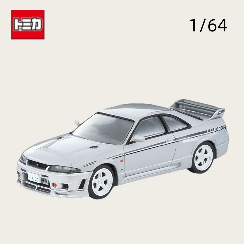 TOMICA TLV 1:64 LV-N NISMO 400R Matsuda Secondary GTR R33 Silver, Alloy static Miniaturized car Tide play model, boy toy gift.