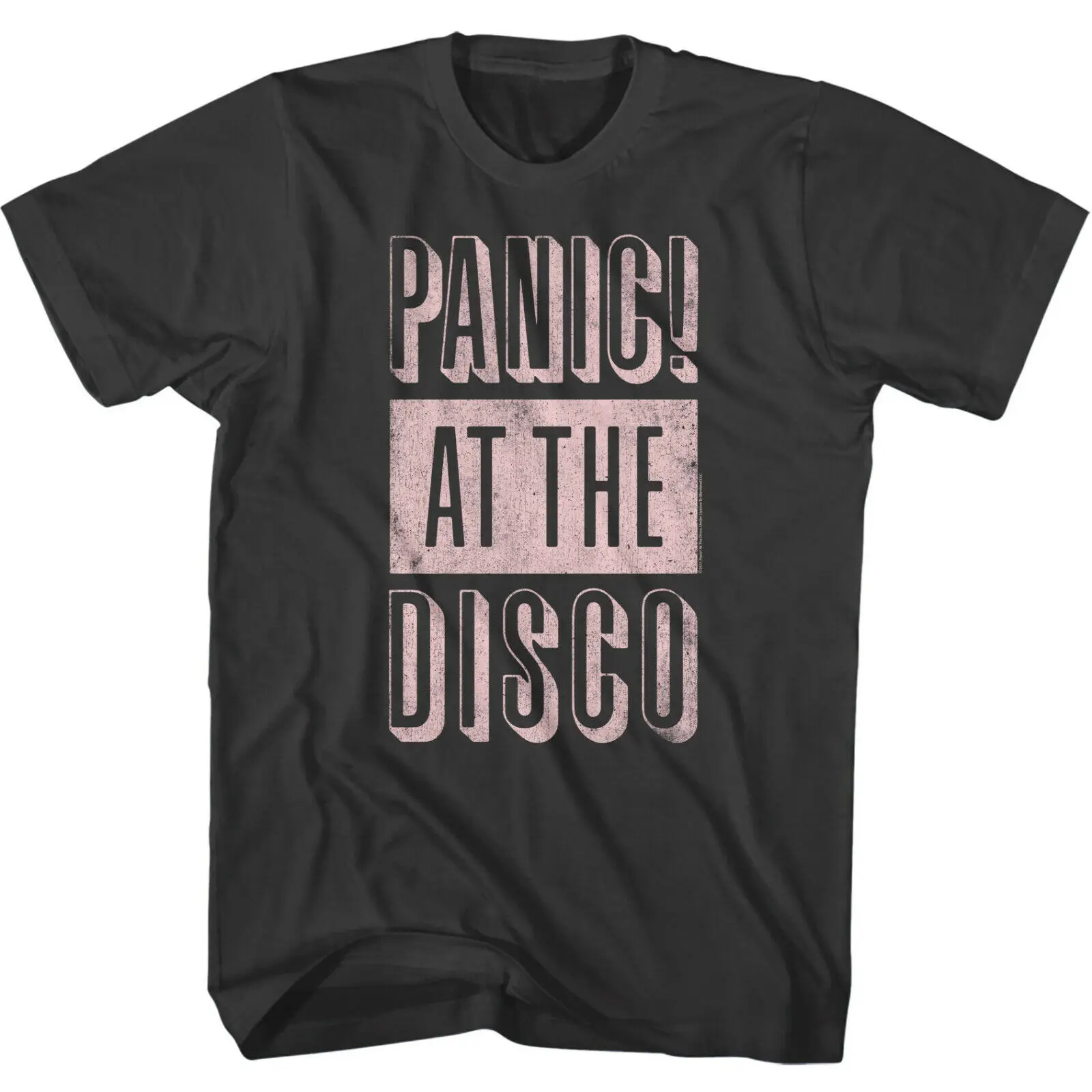 Panic At The Disco Logo Men's T Shirt Pop Rock Music Merch