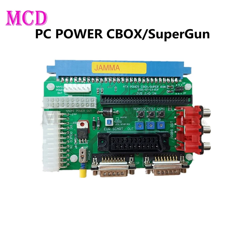 For CBOX/SuperGun/Naomi/SNK MVS/ CPS1/2/3/ Sammy ATOMISWAVE/IGS 20/24 Pin Rack Adapter ATX Breakout Board PC POWER Connector