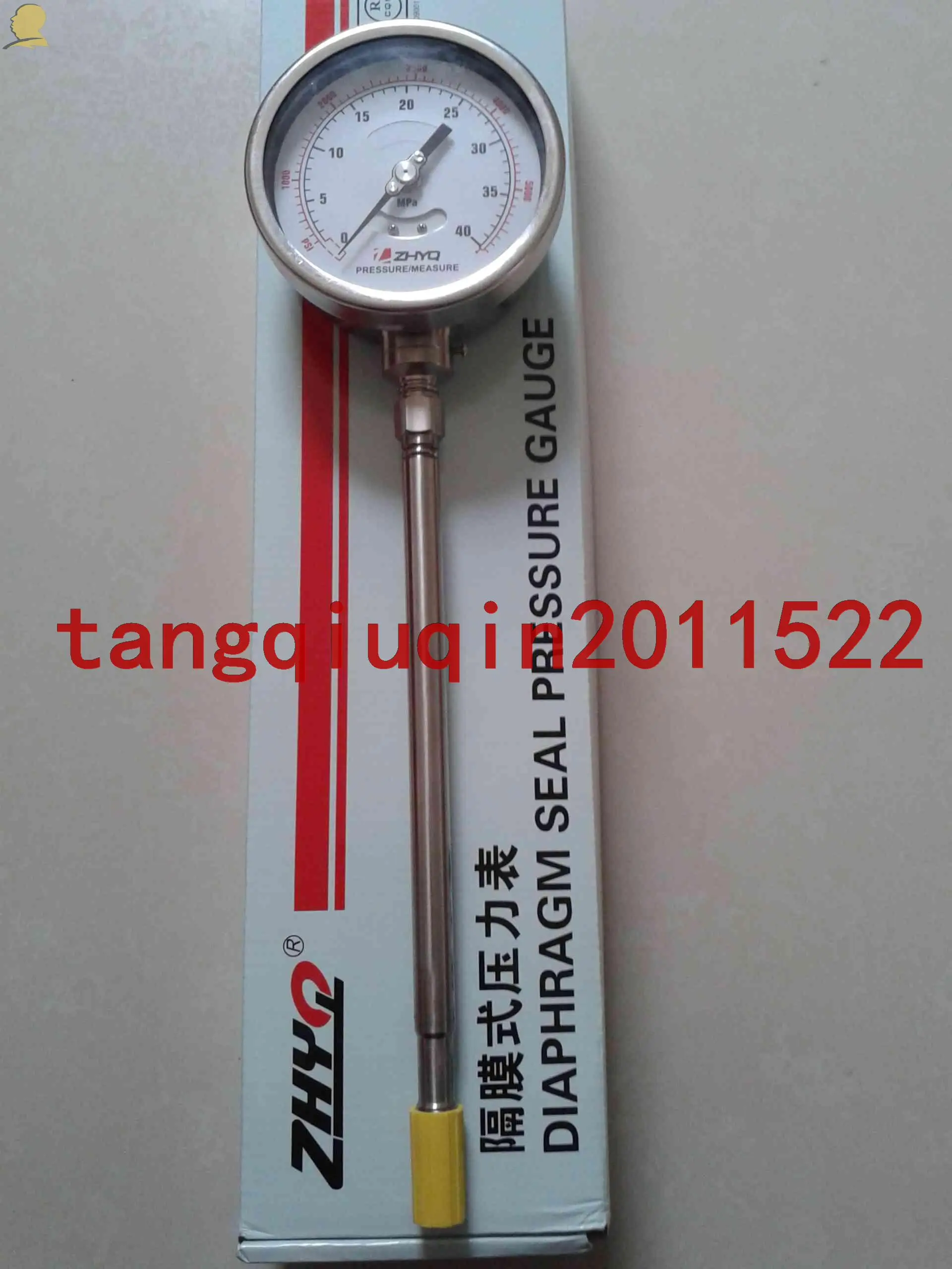 High Temperature Rigid Rod Melt Pressure Gauge PT124Y-610-25MPA-M22