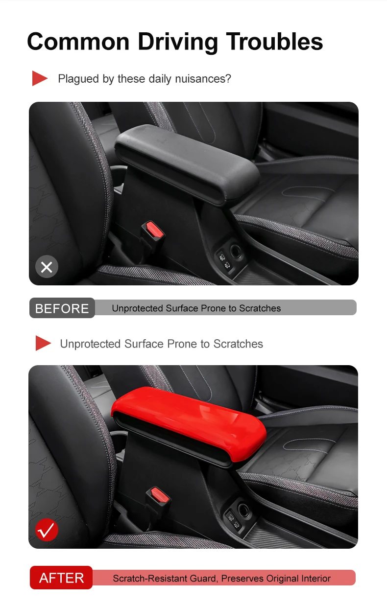 Auto-Mittelkonsolen-Organizer Armlehnenbox-Verkleidungsabdeckung für MINI COOPER S F66 F65 F67 ABS Auto-Innenzubehör – Detail 5