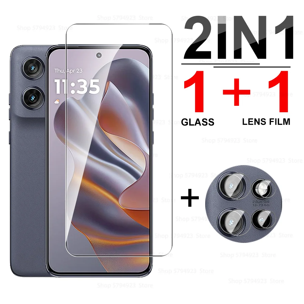 Película de lente de cámara 2 en 1 para Motorola Edge 50 Neo 5G, cubierta de vidrio templado para Motorola Edge50Neo Edge50 Neo, protectores de pantalla de vidrio