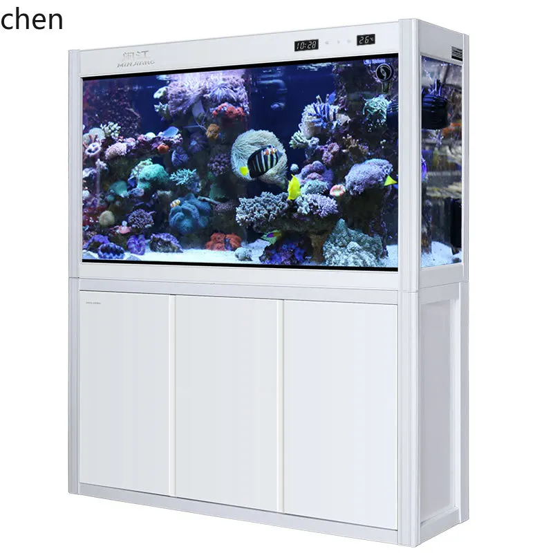 

DSA aquarium living room small and medium floor large simple modern water-free landscaping goldfish tank