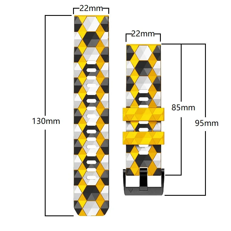 22mm Quickfit sports strap For Garmin Epix Gen 2/instinct/Fenix 5 plus/Forerunner 745/965 silicone bracelet replaceable band