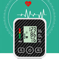 Upper Arm Automatic Blood Pressure Monitor BP Sphygmomanometer Pressure Meter Tonometer Measuring Arterial