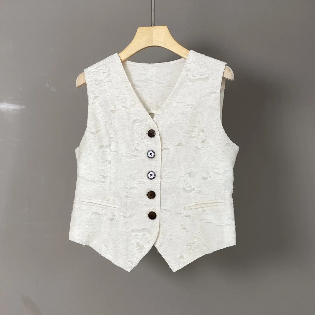 

Women's Vest Summer New Comfortable Elegant Casual V-neck Sleeveless Top Half Skirt suit