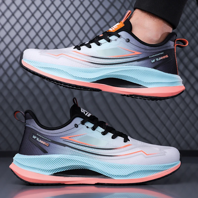 Męskie buty do biegania Oddychające Miękka podeszwa Sportowe sneakersy Amortyzacja Wygodne obuwie codzienne Zapatillas De Deporte