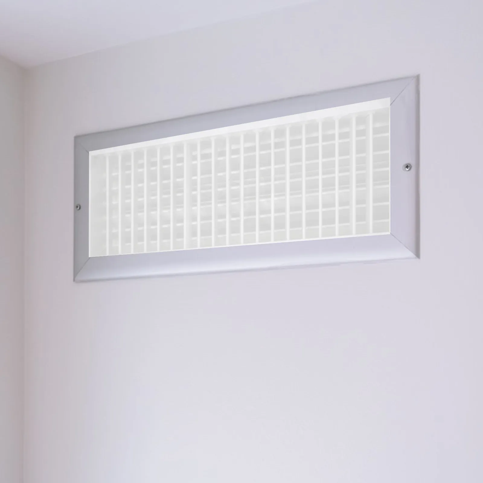 12Pcs Vent Covers Clear Adhesive Install Decorative Wall Ceiling Floor Vents Replacement for Office Rv Ac Ventilation