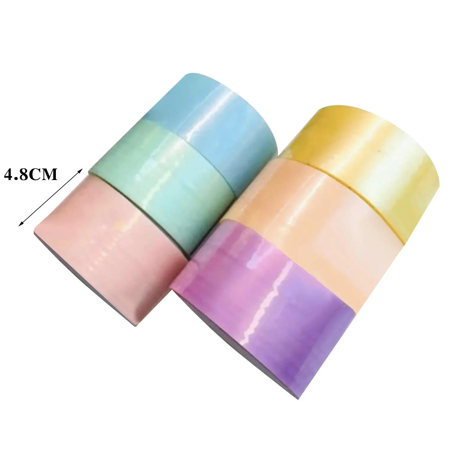 Mixed Color Sticky Ball Rolling Tape Creative Colored DIY Crafts Educational Decorative for Relaxing Gifts 3.6/4.8/7.2cm