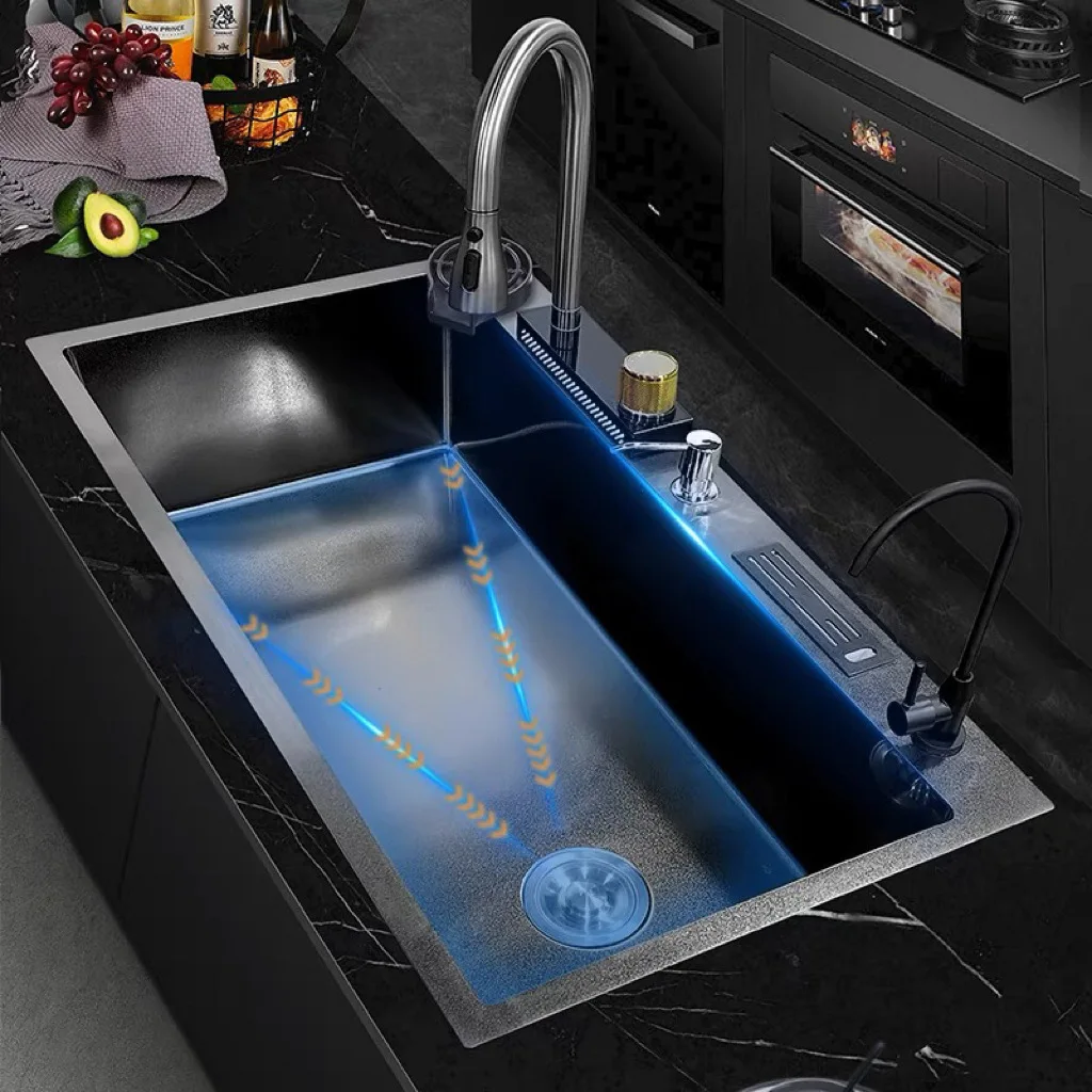 

Nano Multifunctional Sink Knife Holder Kitchen Vegetable Basin 304 Stainless Steel Vegetable Basin Dishwasher Honeycomb