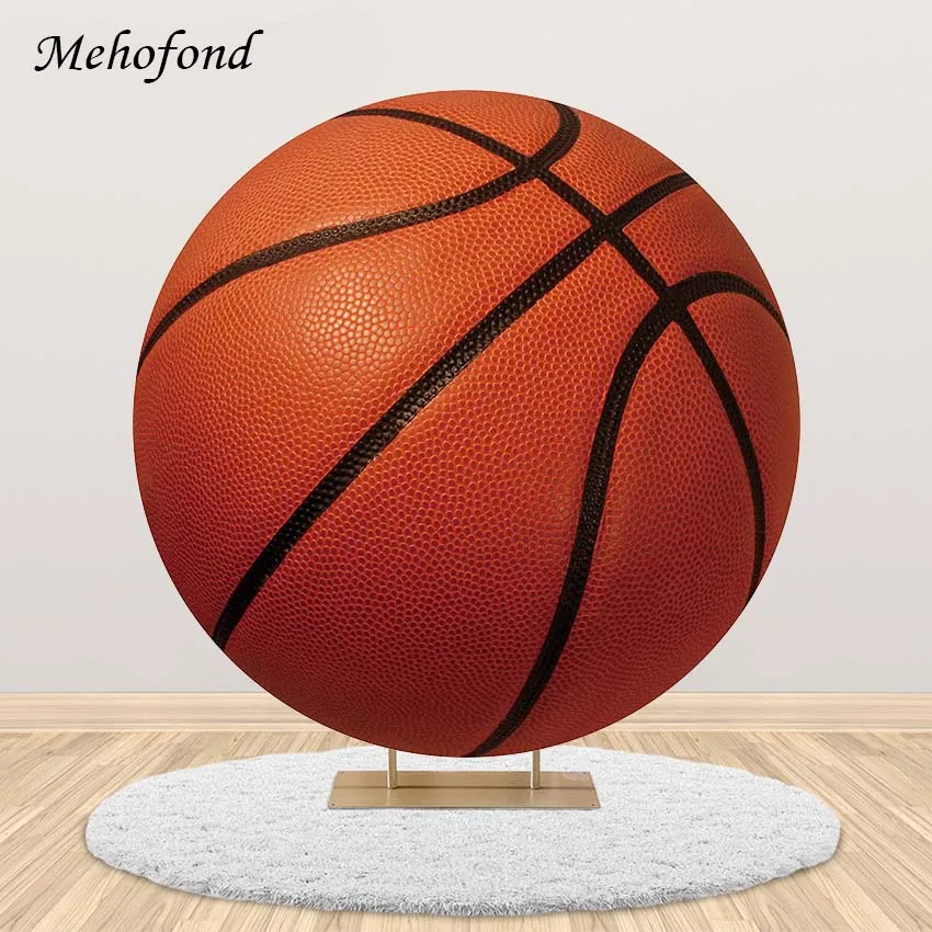 Mehofond التصوير خلفية كرة السلة مستديرة الرياضة الاطفال الفتيان حفلة عيد ميلاد غطاء مرن ديكور صور خلفية استوديو الدعائم