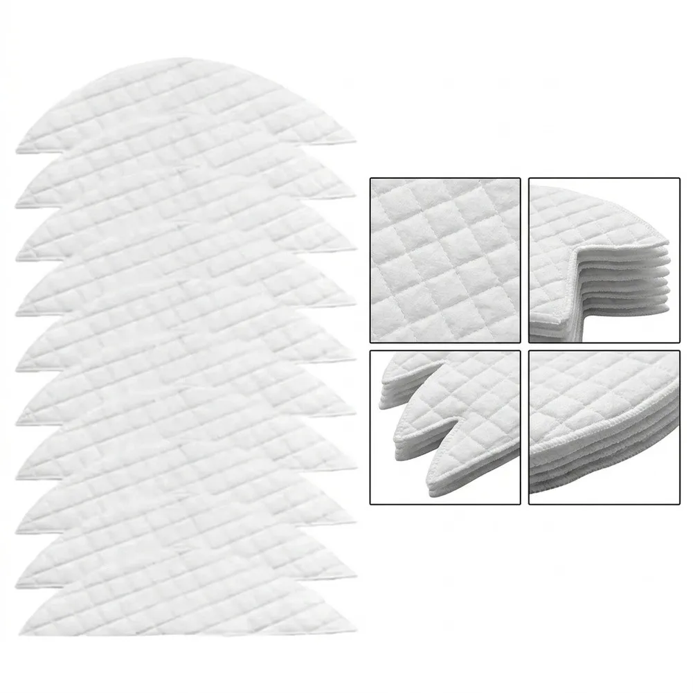 For Roidmi EVE PLUS Specific Disposable Mop Pads 10 Count Non Woven Fabric for Robot Mopping Efficiency and Convenience