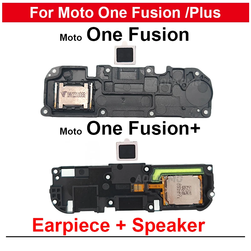 For Motorola Moto One Fusion/One Fusion+ Plus Earpiece Ear Speaker Loudspeaker Buzzer Ring Replacement Parts