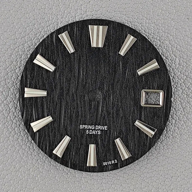 NH35 dial 28,5mm GS calendario árbol textura reloj modificación accesorios para movimiento NH35/36