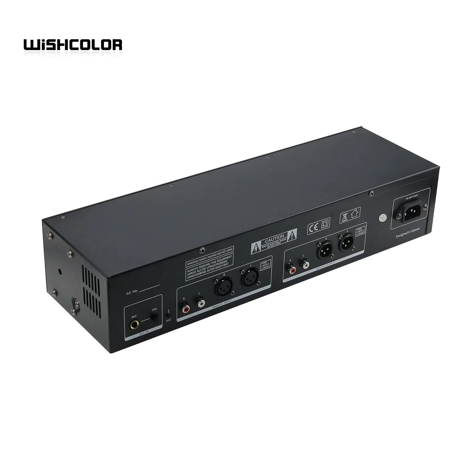 Wishcolor BDS PP-31 Yellow LED Digital Audio Spectrum Analyzer Display 1U Music Spectrum VU Meter 31 Segments - view 5