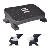 Ergonomic Under Desk Footrest with Massage Rollers120Lbs Capacity, Adjustable Height, Pain Relief for Office & Home 6