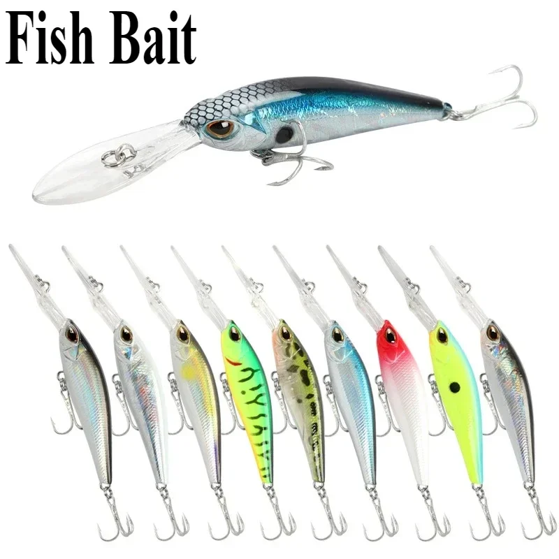 

Jerkbait Swimbait Artificial Hard Bait Trout Bass Bait 9cm 6g Fishing Lure Long Lip Minnow Wobbler Lure Deep Diving Floating