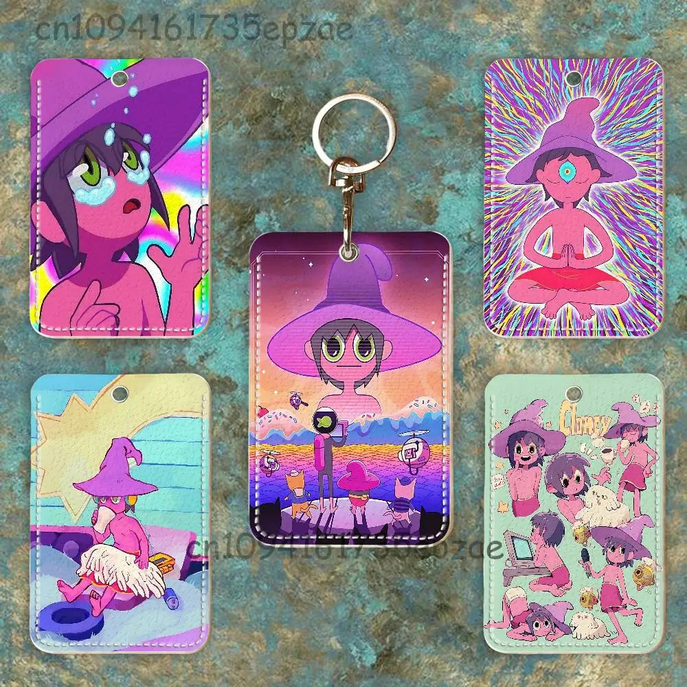 

M-Midnight C-Clancy G-Gospel Rectangle Card Case Keychain Access Card Bag Key Tag Ring Leather Card Holder Key Ring Access